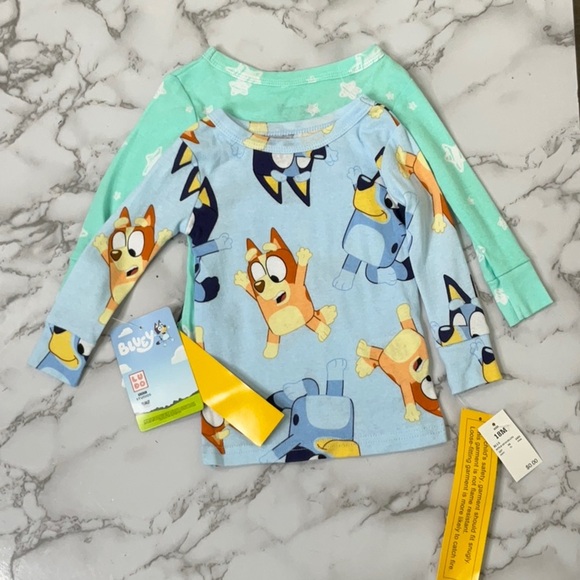 Bluey Newborn Pijama 2 piece Top Set various Size - Picture 1 of 9